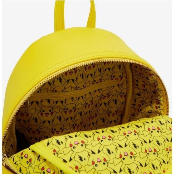 Loungefly Pokémon Pikachu Minimalist Figural Mini Backpack - BoxLunch Exclusive - Picture 4 of 8